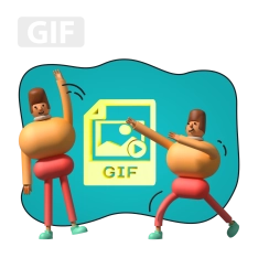Gif-анимация - КИБЕРшкола программирования для детей, компьютерные курсы для школьников, начинающих и подростков - KIBERone г. {city_im}