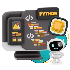 Мой первый сайт с мозгами: Python + AI - КИБЕРшкола программирования для детей, компьютерные курсы для школьников, начинающих и подростков - KIBERone г. {city_im}