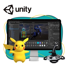 Мир игр на Unity 2D на популярном движке + AI-помощники - КИБЕРшкола программирования для детей, компьютерные курсы для школьников, начинающих и подростков - KIBERone г. {city_im}